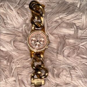 Michael Kors Gold Chain Bracelet Watch
